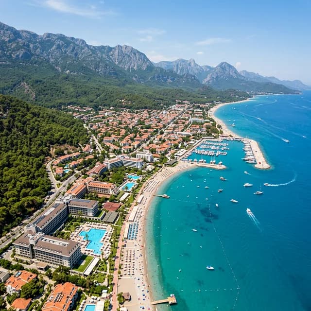 Private Mercedes transfer from Antalya Airport to Kemer along the coast