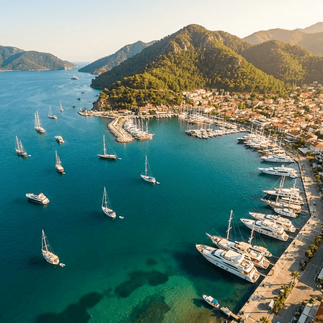 Private Mercedes transfer from Dalaman Airport to Göcek in 25 minutes