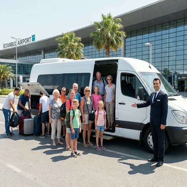 Turkey Airport Transfer for Large Groups & Families - Minibus & Van Options Guide 2026 - WeCare Transfer Travel Guide