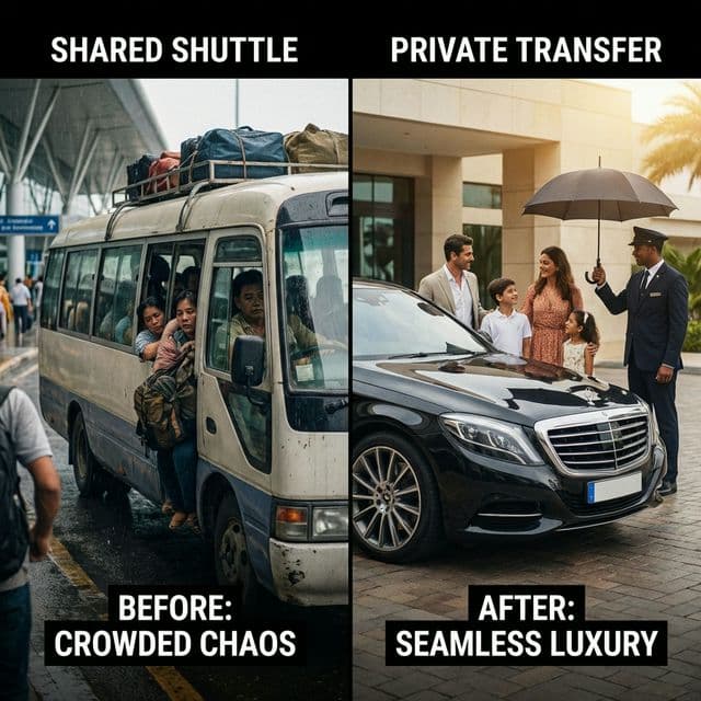Shared Shuttle vs Private Transfer Turkey 2026: Price, Comfort & Time Comparison - WeCare Transfer Travel Guide