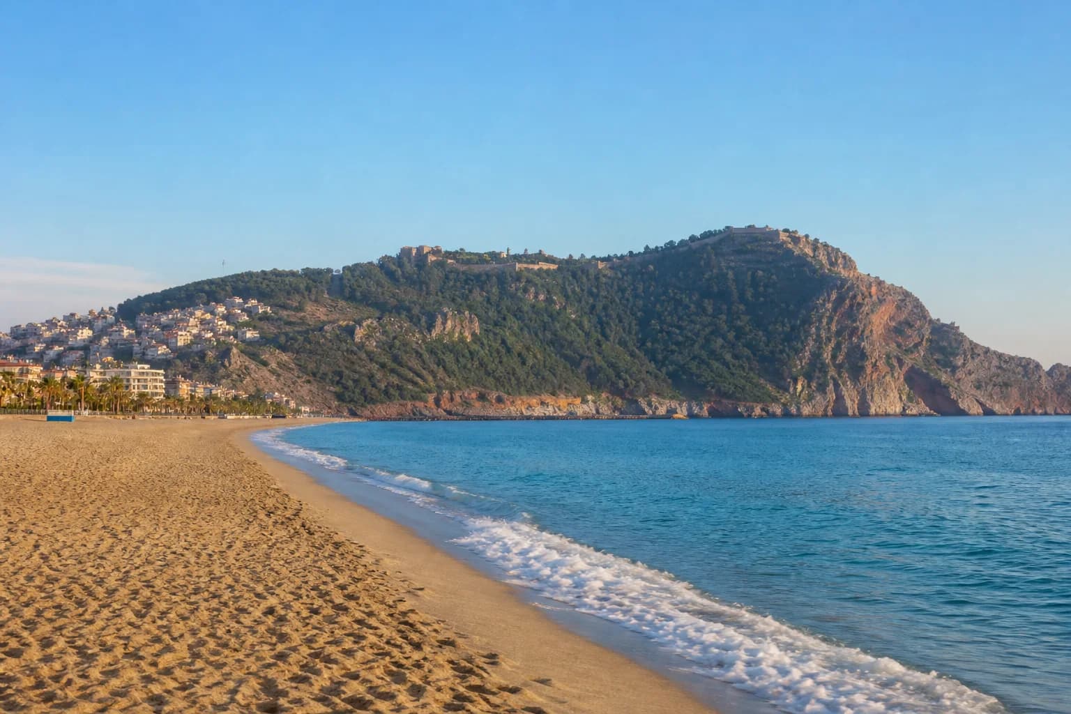 Alanya — Alanya coast and castle peninsula