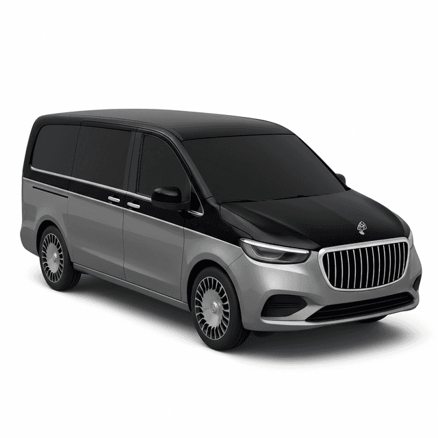 Mercedes V-Class Maybach luxury limousine van for VIP airport transfer in Turkey — first-class private chauffeur service