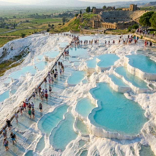Pamukkale & Hierapolis Day Trip from Antalya 2026: Transfer, Prices & Best Routes