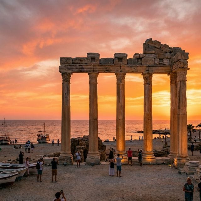 Antalya Airport to Side Transfer 2026: Temple of Apollo, Manavgat Waterfall & Beach Guide