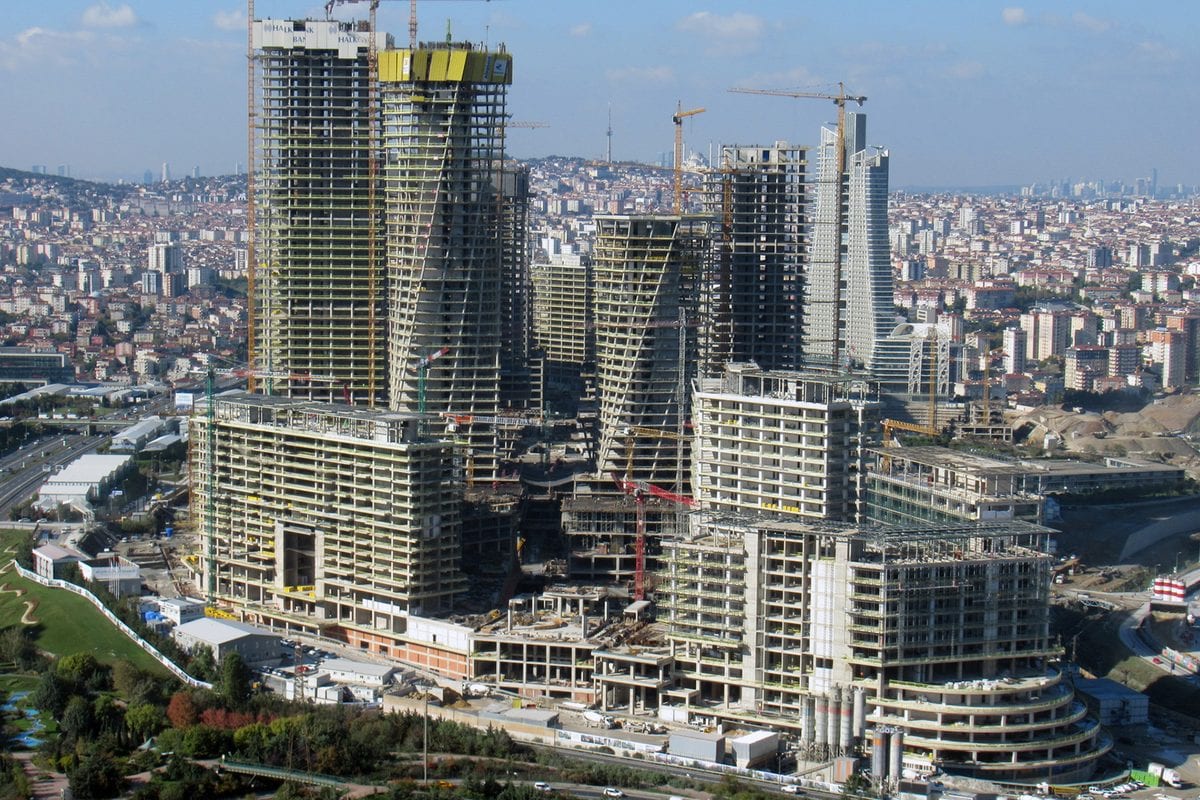 İstanbul Finans Merkezi — şehir bölgesi ve kent görünümü